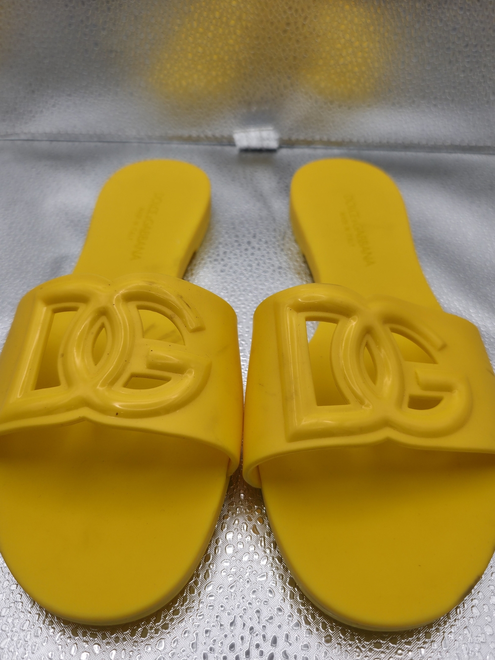 Dolce & Gabbana Bianca rubber slides